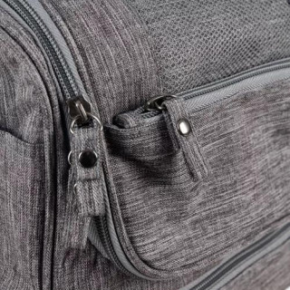 Siva viseča kozmetična torbica