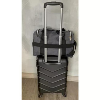 Siva potovalna torba