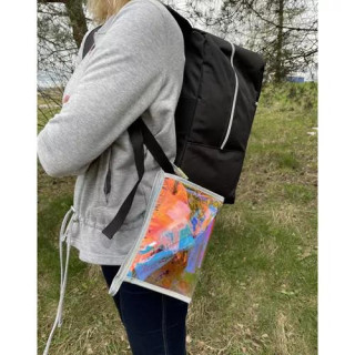 Potovalni nahrbtnik + kozmetična torbica