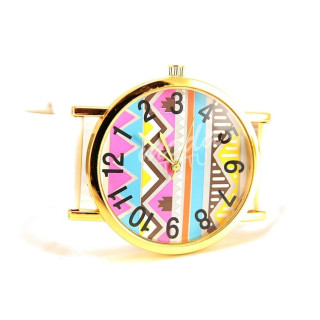 Ženska ura BOHO bela