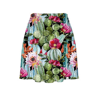 Elegantno žensko krilo z motivom barvitega kaktusa