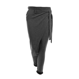 Ženske elegantne trenirke - temno sive