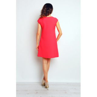 Ženska ohlapna obleka - roza