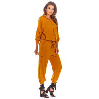 Camel športni pulover s kapuco za ženske