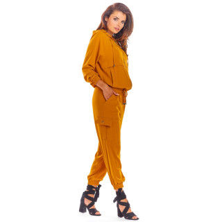 Camel športni pulover s kapuco za ženske