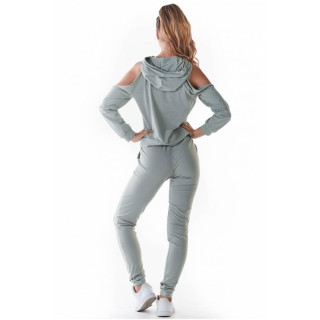 Tanke ženske trenirke mint barve