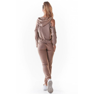 Bež ozka ženska trenirka