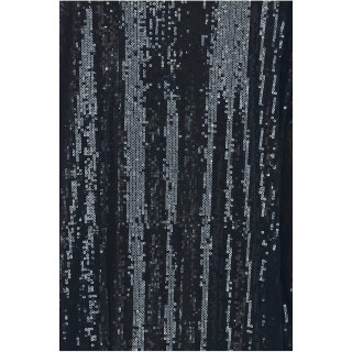 Žensko črno mini krilo z bleščicami