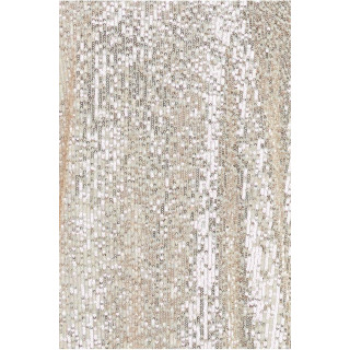 Žensko mini krilo z bleščicami v bež barvi