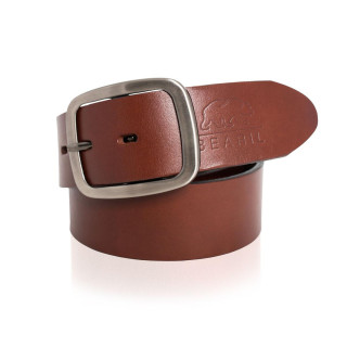 Usnjen rjav pas za ženske