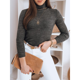 Temno siva ženska ženska rebrasta želva