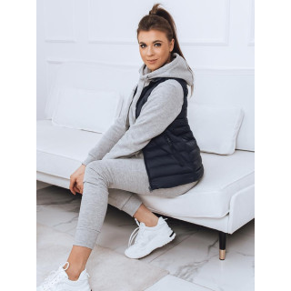 Pomladni ženski telovnik temno modre barve