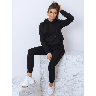 Ženska trenirka v črni barvi