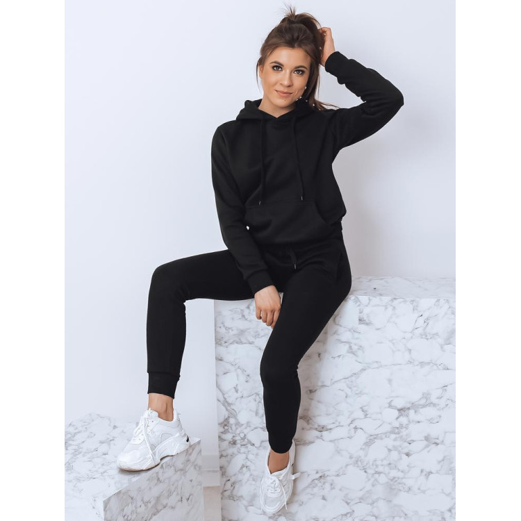 Ženska trenirka v črni barvi