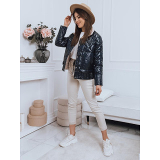 Reverzibilna temno modra ženska jakna