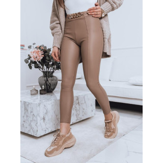 Bež tople pajkice iz eko usnja