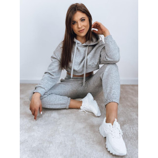 Ženski svetlo siv komplet trenirke