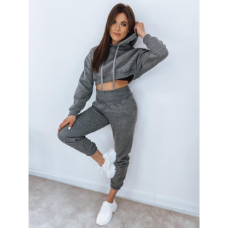 Ženski komplet trenirke temno sive barve