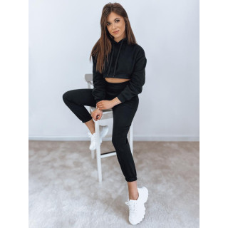 Ženska trenirka v črni barvi