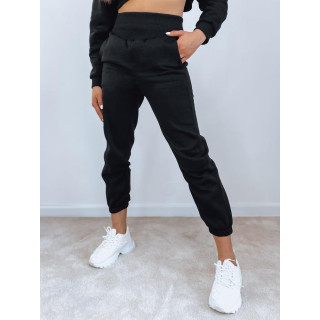 Ženska trenirka v črni barvi