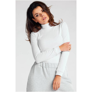 Ženska rebrasta želva v beli barvi