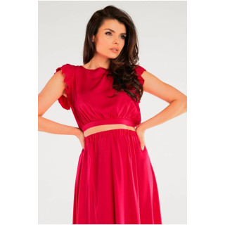 Ženska kratka roza bluza