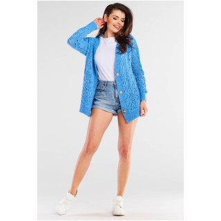 Moder ženski pulover z gumbi