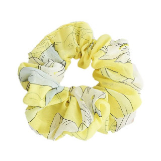 Rumena gumica za lase s tropskim vzorcem