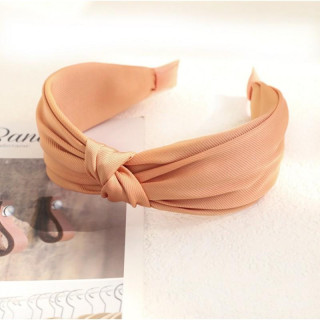 Ženski oranžen naglavni trak z vozlom