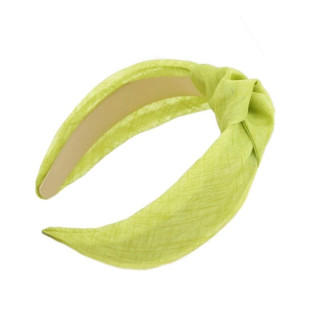 Zelen ženski naglavni trak z vozlom