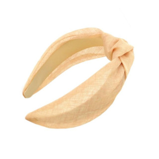 Ženski oranžen naglavni trak z vozlom