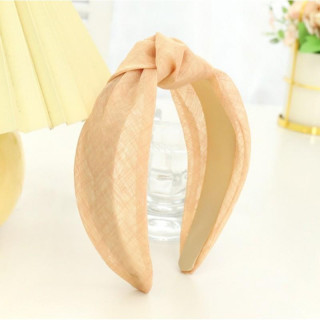 Ženski oranžen naglavni trak z vozlom