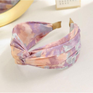 Vijoličen ženski naglavni trak z vozlom