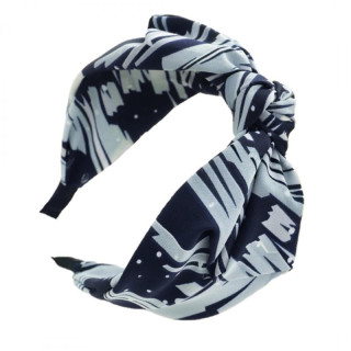 Ženski naglavni trak v modri barvi