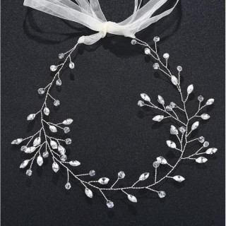 Poročni naglavni trakovi s kristali