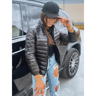 Ženska prehodna jakna v črni barvi