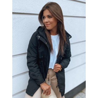 Jesenska ženska črna parka