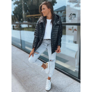 Prehodna ženska črna jakna