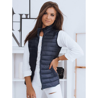 Pomladni ženski telovnik temno modre barve