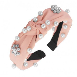 Roza naglavni trak z biseri