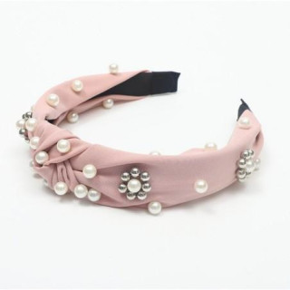 Roza naglavni trak z biseri