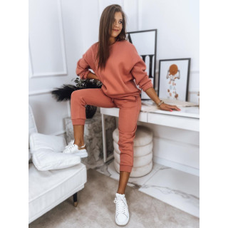 Ženski komplet trenirke v barvi lososa