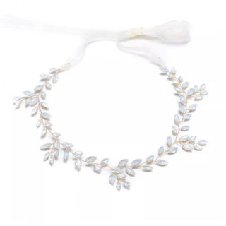 Poročni naglavni trak s kristali