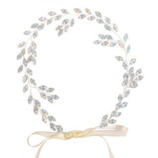 Poročni naglavni trak s kristali