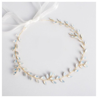 Poročni naglavni trak s kristali