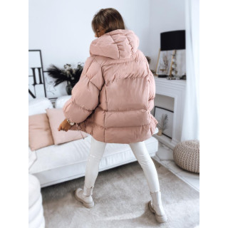 Ženske oversize jakne v roza barvi