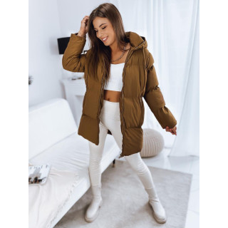 Rjava oversize jakna za zimo