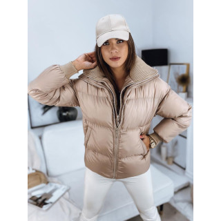 Kratka bež zimska jakna