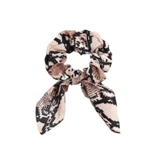 Rjav gumijasti trak z motivom kačje kože