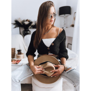 Kratki ženski črni puloverji